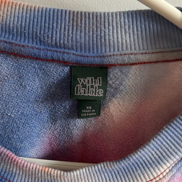 Wild Fable Cropped Tie-Dye Sweatshirt - Picture 3 of 4